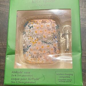 Kate Spade Floral AirPods Case with Keychain